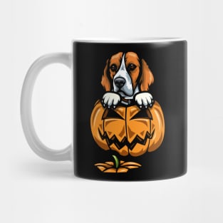 Halloween Beagle Pumpkin Mug